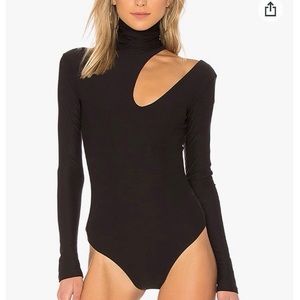 Maya Maya Sleek Turtleneck Cutout Bodysuit